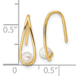 14k Madi K Freshwater Cultured Pearl Teardrop Earrings