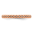 14k Rose Gold Stackable Expressions Diamond Ring - Birthstone Company