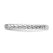 14k White Gold Stackable Expressions Diamond Twisted Ring - Birthstone Company