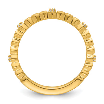 14k Stackable Expressions Diamond Ring - Birthstone Company