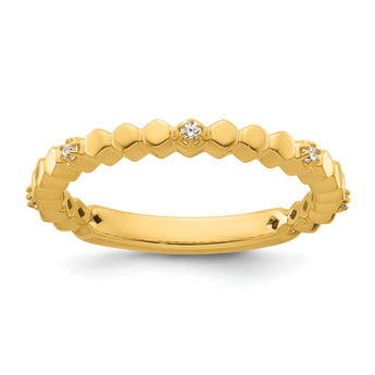 14k Stackable Expressions Diamond Ring - Birthstone Company