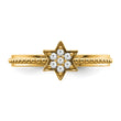 14k Stackable Expressions Diamond Star Ring - Birthstone Company