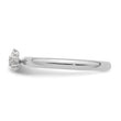 14k White Gold Stackable Expressions Diamond Star Ring - Birthstone Company