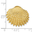 14k Scallop Shell Slide