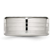 Stainless Steel Textured Ring - Birthstone Company