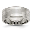 Stainless Steel Textured Ring - Birthstone Company