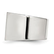 Black & White Diamond Men's Ring in Stainless Steel - Birthstone Company