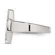 Stainless Steel Enameled Polished Cross Ring - Birthstone Company