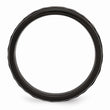 Sophia Jewelers Black IP Stainless Steel Polished Engravable Wedding Band - 12