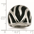 Stainless Steel Polished and Enameled Ring - Birthstone Company