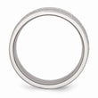 Sophia Jewelers Polished Stainless Steel 9mm Engravable Wedding Band - 10.5