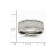 Sophia Jewelers Polished Stainless Steel 9mm Engravable Wedding Band - 10.5