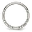 Stainless Steel Wedding Band with Camouflage Enamel and Diamonds - Birthstone Company