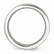 Stainless Steel Brown IP-Plated Wedding Band with Diamonds, Engravable & Polished Finish