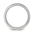 Stainless Steel Men's Ring with Red Opal 8mm Polished Band - Birthstone Company
