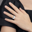 Stainless Steel Polished CZ Ring - Birthstone Company