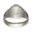 Stainless Steel Antiqued and Polished Lion Head Ring - Birthstone Company