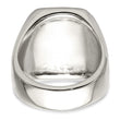 Stainless Steel w/14k Accent Polished Praying Hands Ring - Birthstone Company
