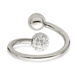 Stainless Steel Polished With Preciosa Crystal Ring - Birthstone Company