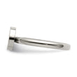 Stainless Steel Polished Circle Ring - Birthstone Company