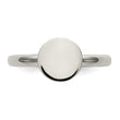Stainless Steel Polished Circle Ring - Birthstone Company