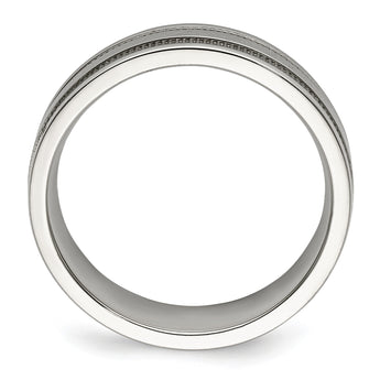 Stainless Steel Polished 6mm Band - Birthstone Company
