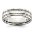 Stainless Steel Polished 6mm Band - Birthstone Company