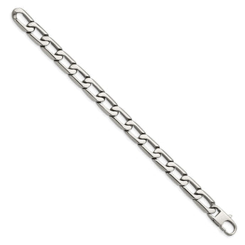 Stainless Steel Polished Squares Bracelet - Birthstone Company