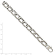 Stainless Steel Polished Squares Bracelet - Birthstone Company