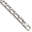 Stainless Steel Polished Squares Bracelet - Birthstone Company