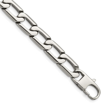 Stainless Steel Polished Squares Bracelet - Birthstone Company