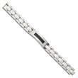 Stainless Steel Polished with 1/2 carat Diamond Bracelet for Men 8.25 in - Birthstone Company