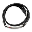 Stainless Steel Polished Enamel Leather Wrap Medical Adj Bracelet - Birthstone Company