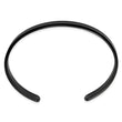 Stainless Steel Black IP-plated Cuff Bangle - Birthstone Company
