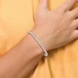 Stainless Steel Polished Cuff Bangle - Birthstone Company