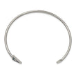 Stainless Steel Polished with Reconstructed Turquoise Triangle Bangle Bracelet for Women - Birthstone Company