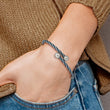 Stainless Steel Polished Blue IP-plated 3.00mm Flexible Bangle - Birthstone Company