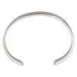 Stainless Steel Polished Cuff Bangle - Birthstone Company
