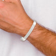 Stainless Steel Polished Cuff Bangle - Birthstone Company