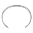 Stainless Steel Brushed Cuff Bangle - Birthstone Company