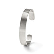 Stainless Steel Brushed Cuff Bangle - Birthstone Company