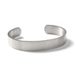 Stainless Steel Brushed Cuff Bangle - Birthstone Company