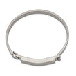 Stainless Steel Brushed ID Cuff 7.80mm Bangle