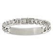 Stainless Steel Brushed and Polished w/.5in ext 8.5in ID Bracelet