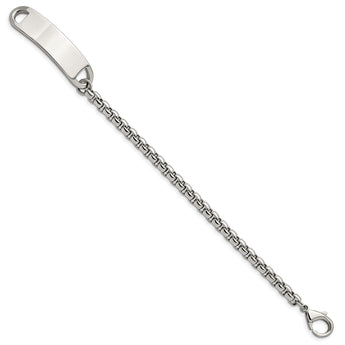 Stainless Steel Polished 8.75in ID Bracelet