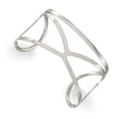 Stainless Steel Polished Cuff Bangle - Birthstone Company