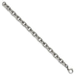 Stainless Steel Polished 8.50mm 8.75in Cable Bracelet - Birthstone Company