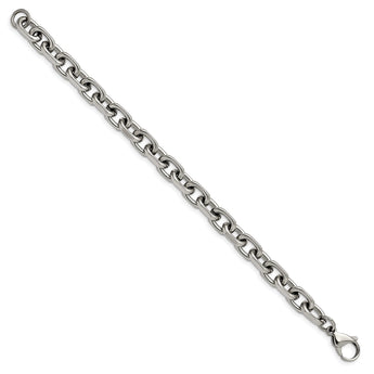 Stainless Steel Polished 8.50mm 8.75in Cable Bracelet - Birthstone Company