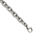 Stainless Steel Polished 8.50mm 8.75in Cable Bracelet - Birthstone Company