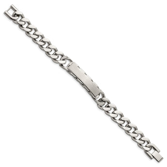 Stainless Steel Brushed and Polished 8.5in ID Bracelet